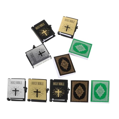 Vaguelly 10 Stück Puppenhausbibel Dinge Mini für Geburtstagsgeschenk Puppenhaus Szene Dekoration Puppenhaus Ornamente Bücherset Puppenhauszubehör Papier Vaguelly 10 Stück Puppenhausbibel Dinge Mini für Geburtstagsgeschenk Puppenhaus Szene Dekoration Puppenhaus Ornamente Bücherset Puppenhauszubehör Papier von Vaguelly