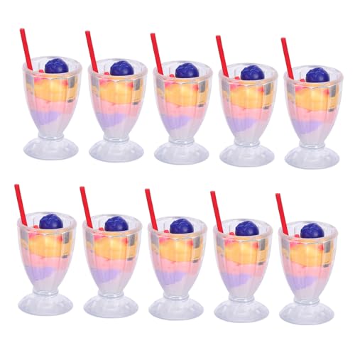 Vaguelly 10 Stück Spielmodell Miniaturen Miniatur Vortäuschen Im Maßstab Mini Für Winzige Dekorations Requisiten Sahnebecher Dessert Essen Kinderfiguren DIY Puppenhaus Vaguelly 10 Stück Spielmodell Miniaturen Miniatur Vortäuschen Im Maßstab Mini Für Winzige Dekorations Requisiten Sahnebecher Dessert Essen Kinderfiguren DIY Puppenhaus von Vaguelly