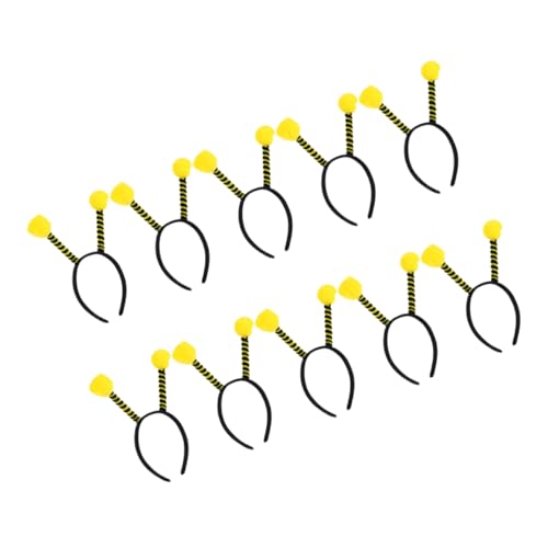 Vaguelly 10 Stück Teiliges Bienen Stirnband mit Ameisen Fühlern Langlebig und Einzigartiges Design mit Tierpompoms Vielseitig für Partys Alltag und Kostüme Geeignet für Mädchen Frauen Vaguelly 10 Stück Teiliges Bienen Stirnband mit Ameisen Fühlern Langlebig und Einzigartiges Design mit Tierpompoms Vielseitig für Partys Alltag und Kostüme Geeignet für Mädchen Frauen von Vaguelly