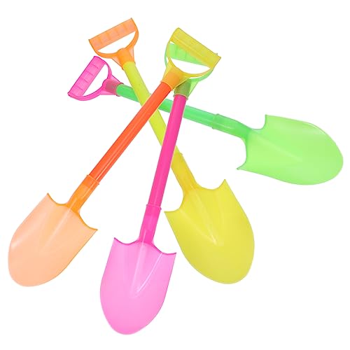 Vaguelly 10 Stück Teiliges Bunter Dicker Kunststoff Schneeschaufeln für Strandspiele und Gartenaktivitäten Fördert Praktische Fähigkeiten und Macht Spaß Zufällige Farbe Zufällige Farbe von Vaguelly