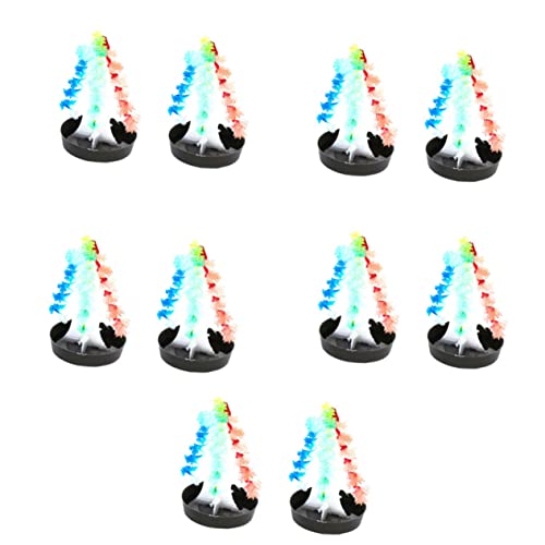 Vaguelly 10 Stück Teiliges DIY Papier Weihnachtsbaum Blühendes für Kreative zur Weihnachtsdekoration Kreativem von Vaguelly