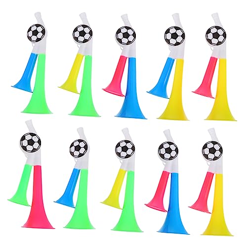 Vaguelly 10 Stück Teiliges Fußball Tröten aus Robustem Lautes Fan Horn für Sportveranstaltungen Partys und Handliches Cheer mit Kraftvollem Farblich Stil Zufällig Vaguelly 10 Stück Teiliges Fußball Tröten aus Robustem Lautes Fan Horn für Sportveranstaltungen Partys und Handliches Cheer mit Kraftvollem Farblich Stil Zufällig von Vaguelly