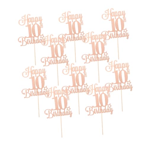 Vaguelly 10 Stück Teiliges Glitzer Cupcake Topper Cheers To Years Leichtere Funkelnde Geburtstagskuchenstecker für Party Jubiläumsdekoration Vaguelly 10 Stück Teiliges Glitzer Cupcake Topper Cheers To Years Leichtere Funkelnde Geburtstagskuchenstecker für Party Jubiläumsdekoration von Vaguelly