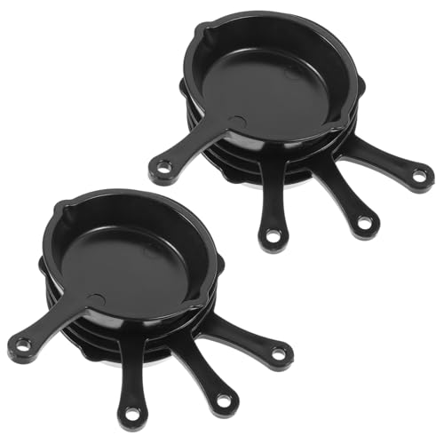 Vaguelly 10 Stück Teiliges Mini Pfannen aus Realistische Kochmodelle für DIY Spielküchen und Puppenhäuser Leicht und Praktisch mit Feiner Verarbeitung Vaguelly 10 Stück Teiliges Mini Pfannen aus Realistische Kochmodelle für DIY Spielküchen und Puppenhäuser Leicht und Praktisch mit Feiner Verarbeitung von Vaguelly