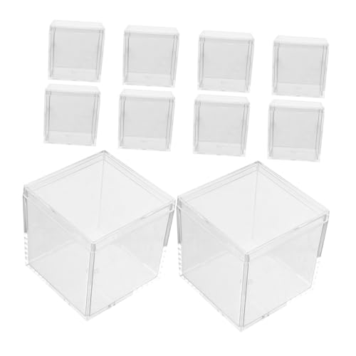 Vaguelly 10 Stück Teiliges Transparenter Acrylboxen Lebensmittelechte Aufbewahrungsbehälter für Mineralien Pflanzen und Tierproben zur Sicheren Lagerung und Ansprechenden Präsentation Vaguelly 10 Stück Teiliges Transparenter Acrylboxen Lebensmittelechte Aufbewahrungsbehälter für Mineralien Pflanzen und Tierproben zur Sicheren Lagerung und Ansprechenden Präsentation von Vaguelly