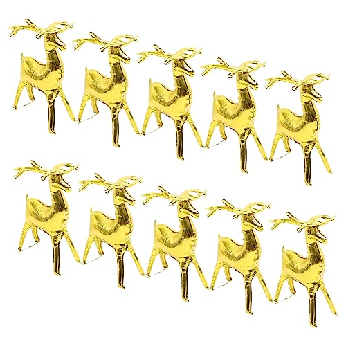 Vaguelly 10 Stück Weihnachtsballons im Elch Design Lustige Folienballons für Partys und Dekoration für Weihnachtsfeiern Kindergeburtstage und Festliche Anlässe Vaguelly 10 Stück Weihnachtsballons im Elch Design Lustige Folienballons für Partys und Dekoration für Weihnachtsfeiern Kindergeburtstage und Festliche Anlässe von Vaguelly