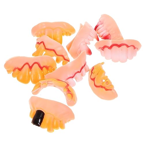 Vaguelly 10 Stück Zähne Vampir Bausatz formbar Halloween-Gebiss Halloween Costume Halloween Kleidung Halloween Party halloweendeko halloweenkostüme Cosplay-Zahnersatz Streichspielzeug Gummi Vaguelly 10 Stück Zähne Vampir Bausatz formbar Halloween-Gebiss Halloween Costume Halloween Kleidung Halloween Party halloweendeko halloweenkostüme Cosplay-Zahnersatz Streichspielzeug Gummi von Vaguelly