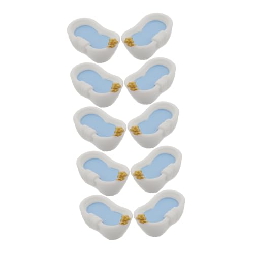 Vaguelly 10 Teiliges Badewannen Set Für Puppenhäuser Miniatur Badezimmerzubehör Puppenhaus Miniaturzubehör Badewanne Für Puppen Miniaturmöbel Puppenhaus Badewanne Weißer Kunststoff Vaguelly 10 Teiliges Badewannen Set Für Puppenhäuser Miniatur Badezimmerzubehör Puppenhaus Miniaturzubehör Badewanne Für Puppen Miniaturmöbel Puppenhaus Badewanne Weißer Kunststoff von Vaguelly