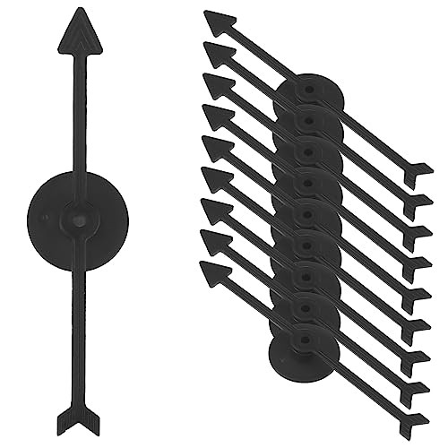 Vaguelly 10 Teiliges Zifferblattzeiger Wanduhr Mechanismus Brettspiel Spiele Kit Wand Quarzuhr Ersatzzeiger Werkzeug Gadgets Großes Spielrad Preise Radspiel Zappelring Schwarzer von Vaguelly