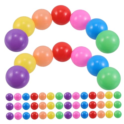 Vaguelly 100 Stück Bunte Kunststoffbälle für Ballgruben Spielbälle aus Weichem Plastik Sicher Leicht Tragbar für Pool Party Outdoor Spielhaus Junge Mädchen Sensorische Stimulation Vaguelly 100 Stück Bunte Kunststoffbälle für Ballgruben Spielbälle aus Weichem Plastik Sicher Leicht Tragbar für Pool Party Outdoor Spielhaus Junge Mädchen Sensorische Stimulation von Vaguelly