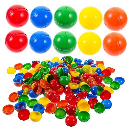 Vaguelly 100 Stück Bunte Lotteriebälle Wiederverwendbare Spiel und Tischtennisbälle Farbige Loskugeln für Gewinnspiele Kinderparty und Event Raffles Farben Mix von Vaguelly