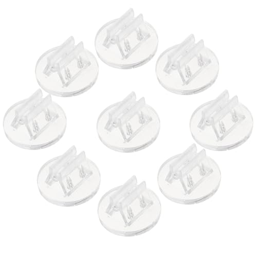 Vaguelly 100 Stück Kartenhalter Blinken Spiel Karte Steht Zur Anzeige Inhaber Deck Haufen Leer Schild Schreibtisch Stand Mini Tischkartenständer Visitenkartenständer Kartenspeicher Plastik von Vaguelly