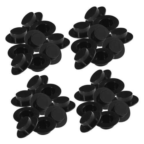Vaguelly 100 Stück Mini Kunststoff Hüte Schwarz Stabile und Langlebige Kleine Clown Hüte für Puppen DIY Bastelprojekte Weihnachtsdeko Vielseitige für Handwerk und Accessoires Vaguelly 100 Stück Mini Kunststoff Hüte Schwarz Stabile und Langlebige Kleine Clown Hüte für Puppen DIY Bastelprojekte Weihnachtsdeko Vielseitige für Handwerk und Accessoires von Vaguelly