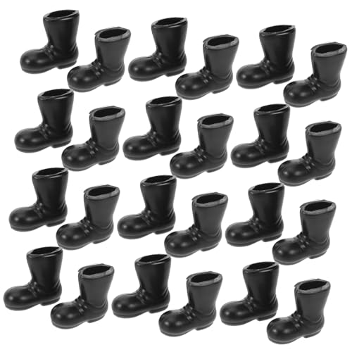 Vaguelly 100 Stück Mini Weihnachtsmann Stiefel Dekorative Schuhe für Puppenhaus Weihnachtsdekoration DIY Bastelprojekte Schwarz für und Feiertagsfreude Vaguelly 100 Stück Mini Weihnachtsmann Stiefel Dekorative Schuhe für Puppenhaus Weihnachtsdekoration DIY Bastelprojekte Schwarz für und Feiertagsfreude von Vaguelly