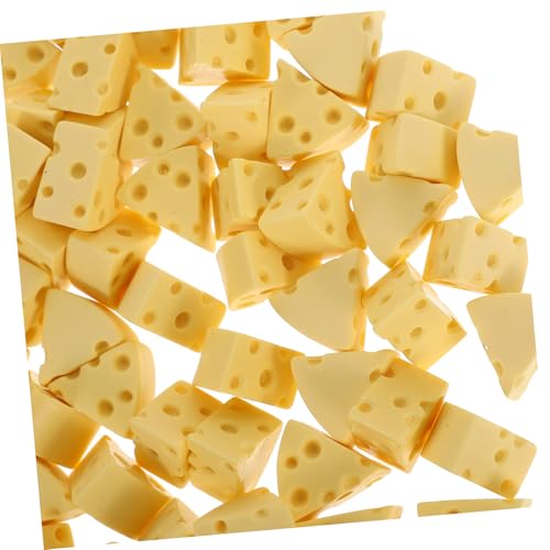 Vaguelly 100 Stück Miniatur Harz Käse Ornamente Gelb Realistische Simulation für DIY Handyzubehör Schmuck und Bastelprojekte Detailreiche Dekoration für Kreative Handarbeiten Vaguelly 100 Stück Miniatur Harz Käse Ornamente Gelb Realistische Simulation für DIY Handyzubehör Schmuck und Bastelprojekte Detailreiche Dekoration für Kreative Handarbeiten von Vaguelly