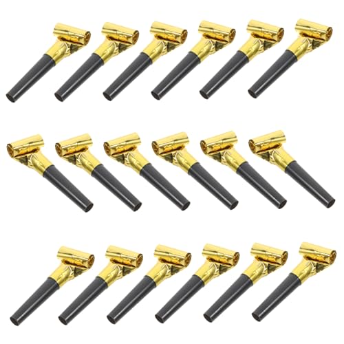Vaguelly 100 Stück Party Bläser Horns Schwarz Goldene Party Requisiten für Geburtstage Hochzeiten und Feste Kreative Geräuschmacher für Lebhafte Vaguelly 100 Stück Party Bläser Horns Schwarz Goldene Party Requisiten für Geburtstage Hochzeiten und Feste Kreative Geräuschmacher für Lebhafte von Vaguelly