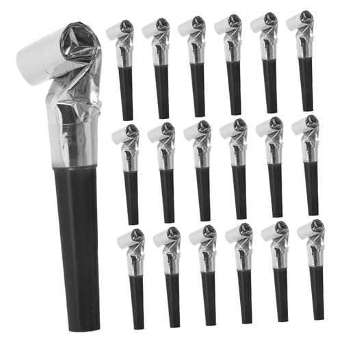 Vaguelly 100 Stück Party Blower mit Geräuschmacher Lustige Geburtstagsbläser Feierdekoration für Neujahr Hochzeiten und Veranstaltungen Vielseitig Einsetzbar Anfeuernde Partyutensilien von Vaguelly