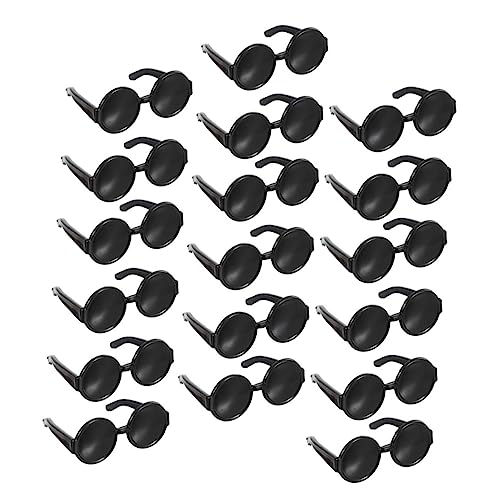 Vaguelly Lustige Brillendekorationen – 100-teiliges Puppen-Sonnenbrillen-Set Mini-Puppen-Sonnenbrillen Für Kinder Verkleidungszubehör von Vaguelly