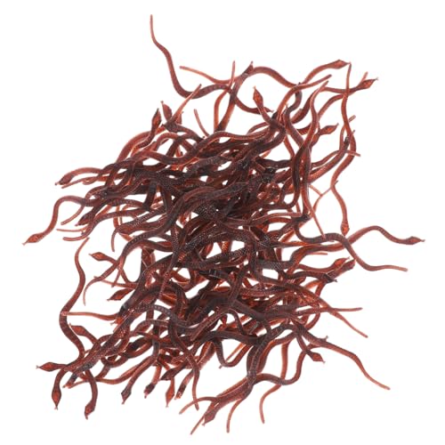 Vaguelly 100 Stück Realistische Schlangen Lifelike Fake Snake Figuren für Streiche und Garten Dekoration für Erwachsene Vaguelly 100 Stück Realistische Schlangen Lifelike Fake Snake Figuren für Streiche und Garten Dekoration für Erwachsene von Vaguelly