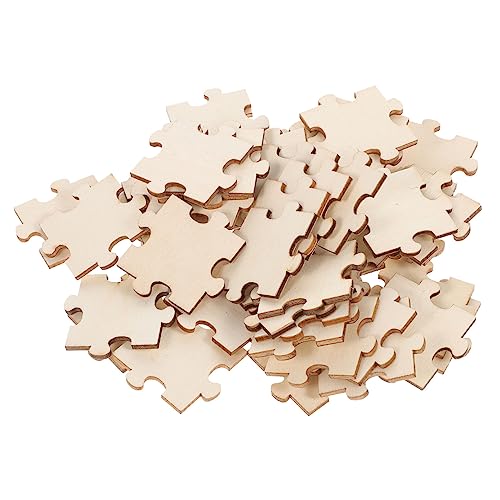Vaguelly 100 Stück Teiliges Holzpuzzle zum Selbstgestalten Unbehandelte Puzzleteile für Kreative DIY Bastelset zum Bemalen Pädagogisches Holzspielzeug für Kunstprojekte Partydekoration Vaguelly 100 Stück Teiliges Holzpuzzle zum Selbstgestalten Unbehandelte Puzzleteile für Kreative DIY Bastelset zum Bemalen Pädagogisches Holzspielzeug für Kunstprojekte Partydekoration von Vaguelly