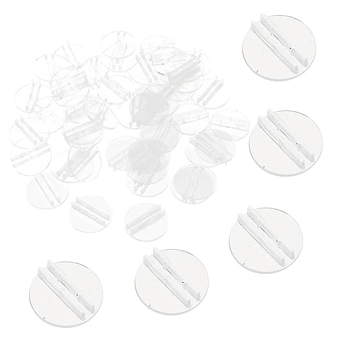Vaguelly 100 Stück Visitenkartenhalter Spielkartenhalter Inhaber der Tabellennummer Aktie Karten aufbewahrung kartenständer Kartenhalter für den Schreibtisch Taschenkartenhalter Plastik von Vaguelly