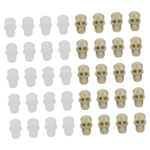 Vaguelly 100Stücke Schädel Dekorationen für Halloween Gruselige Schädel Requisiten für Halloween Party Aprilscherz Karneval und Maskerade Lebendig und Realistisch Vaguelly 100Stücke Schädel Dekorationen für Halloween Gruselige Schädel Requisiten für Halloween Party Aprilscherz Karneval und Maskerade Lebendig und Realistisch von Vaguelly