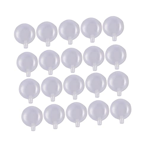 Vaguelly 100st Dicke Ersatzteile Für Quietscher DIY-Toy-Insert-Sound-Maker Sound-Toy-Insert-Noise-Maker Geräuscherzeuger Mit Kunststoffeinsatz Geräuschmacher Reparatur Ersatz Plastik Weiß von Vaguelly