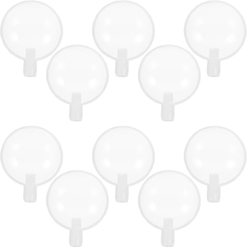 Vaguelly 100st Dicke Sound-Toy-Insert-Noise-Maker Quietscher Reparatur Ersatz Ersatzteile Für Quietscher DIY Liefert Quietscher Geräuschmacher Tonmacher Plastik Weiß von Vaguelly