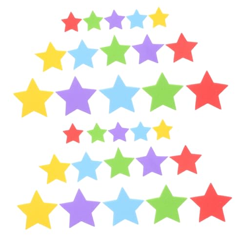 Vaguelly 10Er-Packungen Bunte Bastelaufkleber für Kreative Projekte Scrapbooking und Schulaktivitäten Sichere und Kinderfreundliche Gestaltung von Vaguelly