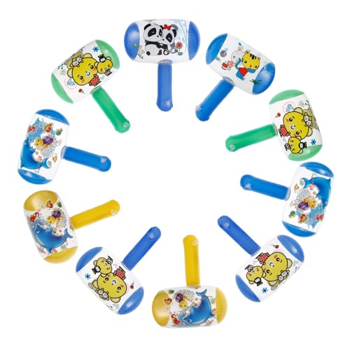 Vaguelly 10 Stücke Aufblasbare Spielzeuge Für Kinder Entzückende Quietschhämmer Sound Glocke Spielzeug Hammer Für Jungen/mädchen Zufällige Farbe Vaguelly 10 Stücke Aufblasbare Spielzeuge Für Kinder Entzückende Quietschhämmer Sound Glocke Spielzeug Hammer Für Jungen/mädchen Zufällige Farbe von Vaguelly