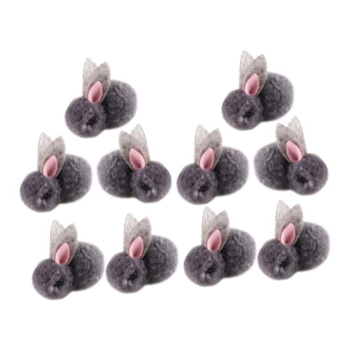 Vaguelly 10St Plüsch Häschen shöne bescherung Bunny ziernieten hangepäckrucksack rucksackbeutel DIY-Verzierung Kaninchendekor für Hut DIY Kleidungsverzierung Plüschkaninchenpuppe Grey Vaguelly 10St Plüsch Häschen shöne bescherung Bunny ziernieten hangepäckrucksack rucksackbeutel DIY-Verzierung Kaninchendekor für Hut DIY Kleidungsverzierung Plüschkaninchenpuppe Grey von Vaguelly