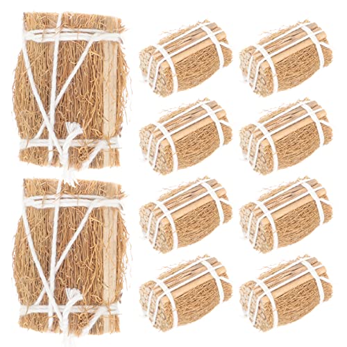 Vaguelly 10-teiliges Mini-Spielzeug Für Das Puppenhaus – Zubehör Für Kinder Zum Rollenspiel Realistisches Strohset Vaguelly 10-teiliges Mini-Spielzeug Für Das Puppenhaus – Zubehör Für Kinder Zum Rollenspiel Realistisches Strohset von Vaguelly