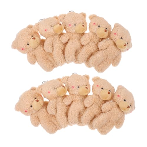 Vaguelly 10St Teddybärenschlüsselkette Geschenkhaken Bärenpuppenanhänger Lammtier Plüschtier Schlüsselanhänger Kuscheltier Schlüsselanhänger kleine Bären Plüsch-Taschenanhänger PP Baumwolle Vaguelly 10St Teddybärenschlüsselkette Geschenkhaken Bärenpuppenanhänger Lammtier Plüschtier Schlüsselanhänger Kuscheltier Schlüsselanhänger kleine Bären Plüsch-Taschenanhänger PP Baumwolle von Vaguelly