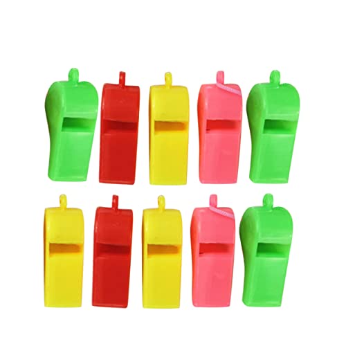 Vaguelly 10Stücke Plastiktrillerpfeifen mit Lanyard Zufällige Farben für Partys Spiele und Sportaktivitäten Leicht und Tragbar für Erwachsene Vaguelly 10Stücke Plastiktrillerpfeifen mit Lanyard Zufällige Farben für Partys Spiele und Sportaktivitäten Leicht und Tragbar für Erwachsene von Vaguelly