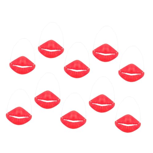 Vaguelly 10Stücke Teiliges Wurstmund Dekorationsset für Halloween Lustige Lippen Requisiten für Cosplay Partys und Bürostreiche Benutzerfreundliche Anwendung für Unvergessliche Vaguelly 10Stücke Teiliges Wurstmund Dekorationsset für Halloween Lustige Lippen Requisiten für Cosplay Partys und Bürostreiche Benutzerfreundliche Anwendung für Unvergessliche von Vaguelly