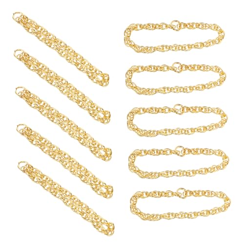 Vaguelly 10 Stück Gelbe Halskette Kette Modisches Spielzeug-zubehör für Puppen Dekorationen Mini-zubehör Aus Kunststoff für Jungen und Mädchen Vaguelly 10 Stück Gelbe Halskette Kette Modisches Spielzeug-zubehör für Puppen Dekorationen Mini-zubehör Aus Kunststoff für Jungen und Mädchen von Vaguelly