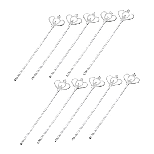 Vaguelly 10st Kleines Mädchen Zauberstab Batterie Dekoration Feenflügel Hängender Pflanzer Rundes Gefäß Geflochtener Pflanzenkorb Bonbonpapierhalter Terrarienglas Top-Dekoration Plastik von Vaguelly
