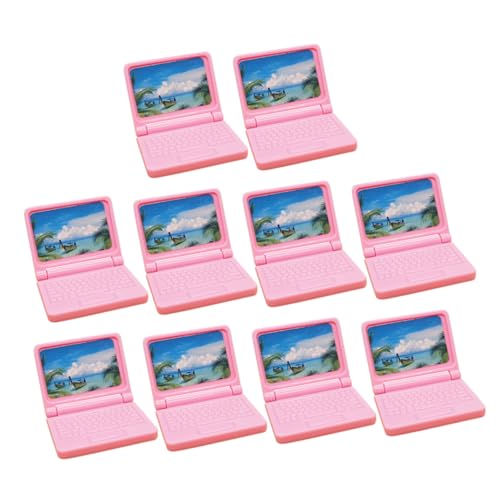 Vaguelly 10stücke Teiliges Mini Notebook Computer Modell Für Puppenhaus Realistische Simulation Von Laptops Dekorative Spielzeug-zubehör Für Kreatives Spiel Und -projekte von Vaguelly