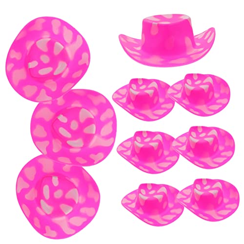Vaguelly 10st Mini-cowboyhut Kleine Hüte Miniatur Winzige Hüte Kleiner Hut DIY Stütze Miniaturhüte Mini-Miniatur-Hut Miniatur-puppenhut Mini-Hut Puppenhüte Mini-hüte Rosa Plastik Vaguelly 10st Mini-cowboyhut Kleine Hüte Miniatur Winzige Hüte Kleiner Hut DIY Stütze Miniaturhüte Mini-Miniatur-Hut Miniatur-puppenhut Mini-Hut Puppenhüte Mini-hüte Rosa Plastik von Vaguelly
