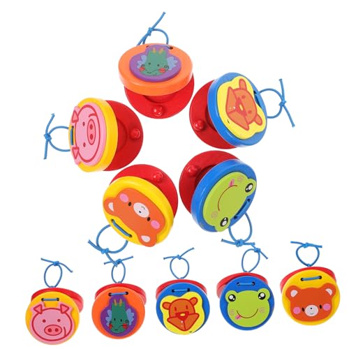 Vaguelly Kastagnettenspielzeug Für Kinder – 10-teiliges Set Instrumentenkastagnetten Mit Tierdesign Koordination Und Rhythmus Vaguelly Kastagnettenspielzeug Für Kinder – 10-teiliges Set Instrumentenkastagnetten Mit Tierdesign Koordination Und Rhythmus von Vaguelly