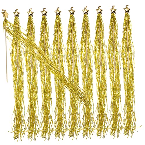 Vaguelly 10stücke Glitzernde Sternen Feenstäbe Magische Tinsel Wands Für Weihnachten Geburtstagsfeiern Und Kostümpartys Schöne Accessoires Für Mädchen Vaguelly 10stücke Glitzernde Sternen Feenstäbe Magische Tinsel Wands Für Weihnachten Geburtstagsfeiern Und Kostümpartys Schöne Accessoires Für Mädchen von Vaguelly