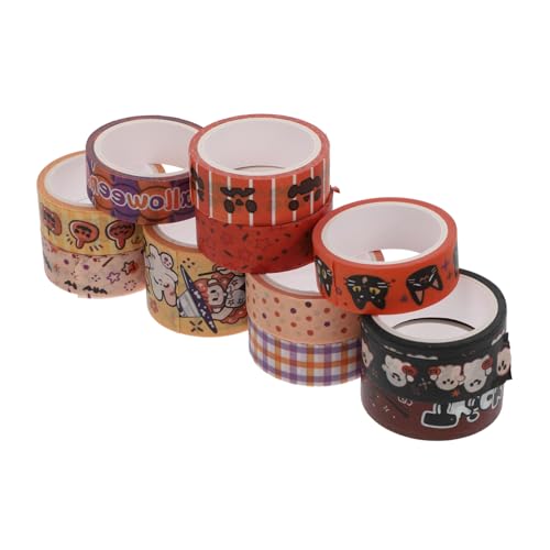 Vaguelly 11er-Pack Scrapbooking-Klebeband Halloween-Cartoon-Thema-Aufkleber Für Bastel-journaling- von Vaguelly