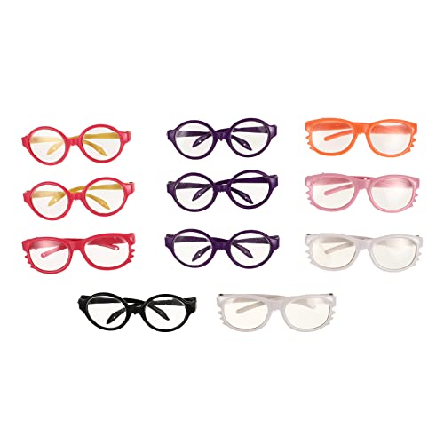 Vaguelly 11St Puppenbrille Puppen kinderpuppe Puppen Klamotten kindergläser Plastikspielzeug Funny Toys aus Plastikbrillen Anziehbrille für Puppen Puppe Brillen Vaguelly 11St Puppenbrille Puppen kinderpuppe Puppen Klamotten kindergläser Plastikspielzeug Funny Toys aus Plastikbrillen Anziehbrille für Puppen Puppe Brillen von Vaguelly