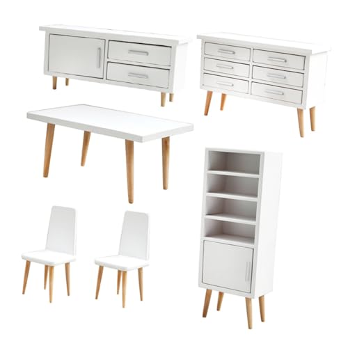 Vaguelly Puppen Puppenhaus 12 Maßstab Esszimmer Öbel Set Puppenstuben Und Spielszene Puppenhaus Vaguelly Puppen Puppenhaus 12 Maßstab Esszimmer Öbel Set Puppenstuben Und Spielszene Puppenhaus von Vaguelly