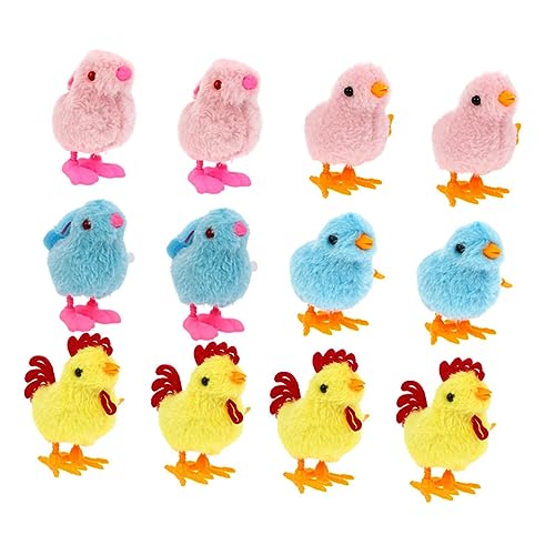 Vaguelly 12 Stück Aufziehspielzeug Aufweckspielzeug Tierspielzeug Aufziehküken Aufziehspielzeug Für Aufziehspielzeug Für Tiere Aufziehspielzeug Für Küken Und Zufällige Farbe von Vaguelly
