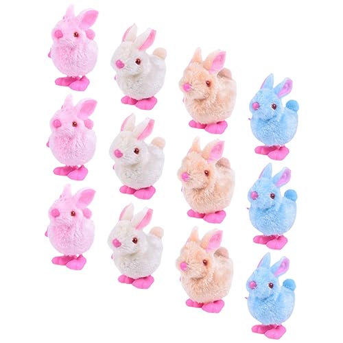 Vaguelly 12 Stück Aufziehspielzeug Huhn für kinderspielzeug weinachtsgeschenk Party Soft Toy Kaninchen ziehen in großen Mengen auf Osterhasen Plastik Vaguelly 12 Stück Aufziehspielzeug Huhn für kinderspielzeug weinachtsgeschenk Party Soft Toy Kaninchen ziehen in großen Mengen auf Osterhasen Plastik von Vaguelly