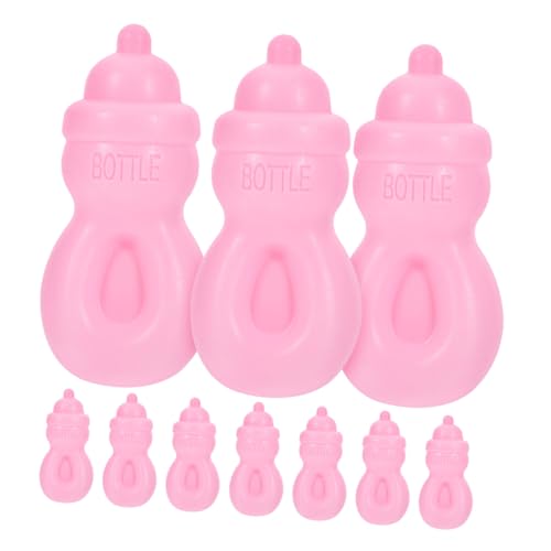 Vaguelly 12 Stück Babyflaschen Farbige Plastikflaschen für Puppenhaus und Bastelprojekte Fördert Kreativität und Hand Augen Koordination Sicheres Vaguelly 12 Stück Babyflaschen Farbige Plastikflaschen für Puppenhaus und Bastelprojekte Fördert Kreativität und Hand Augen Koordination Sicheres von Vaguelly
