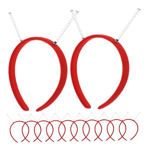 Vaguelly 12 Stück Diy Federkopfbänder mit für Lustige Haaraccessoires für Halloween Kostüme Partys und Cosplay Bequeme Stabile und Stilvolle Haarschmuck für Event von Vaguelly