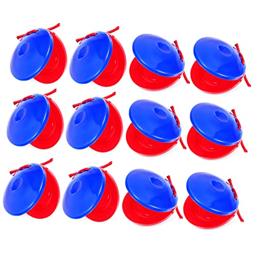 Vaguelly 12 Stück Fingerkastagnetten Tastatur Xylophon Musikinstrumente Für Babytrommel Handklöppel Kastagnetten Mini Handgerät Handglocke Spielzeuggitarre Kleine von Vaguelly