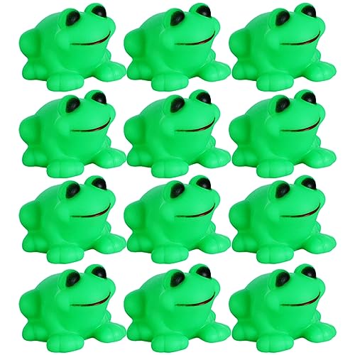 Vaguelly 12 Stück Frosch Für Babys Badewannenspielzeug Badespielzeug Kinderspielzeug Cartoon Badespielzeug Poolspielzeug Badezimmer Wasserspielzeug Wasserspielzeug Babys von Vaguelly